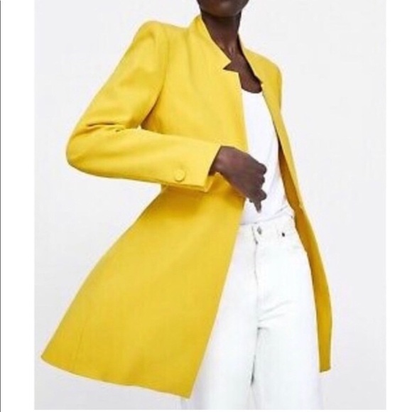 Zara Jackets & Blazers - Zara Inverted Lapel Frock Blazer size S